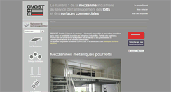 Desktop Screenshot of mezzanine-loft.provost.fr