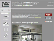 Tablet Screenshot of mezzanine-loft.provost.fr